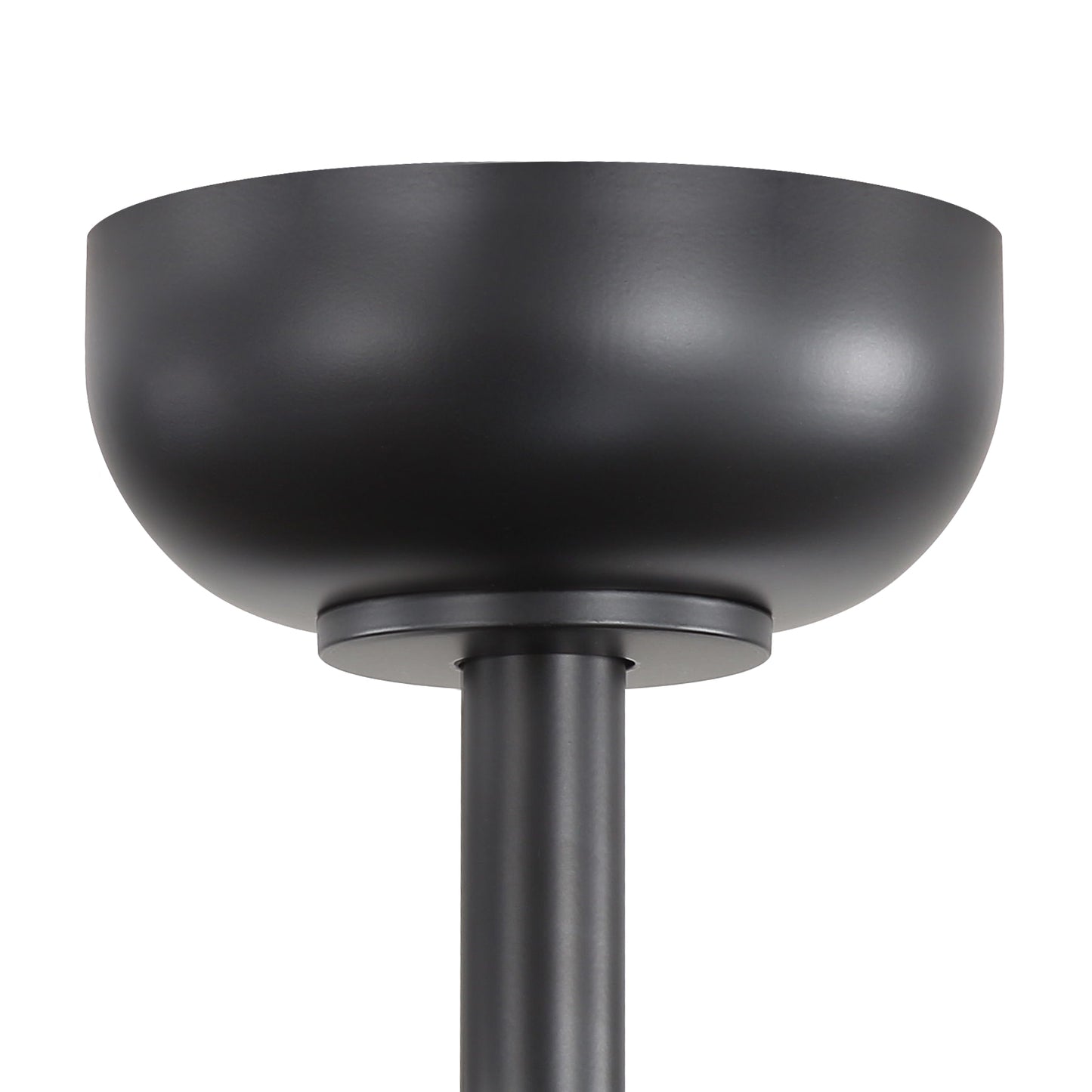 INTETEIN NI 52 inch Black Ceiling Fan with Light and Remote for Bedroom